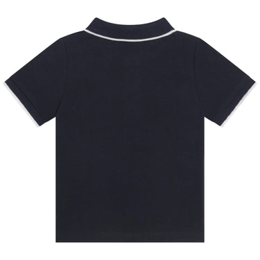Polo BOSS azul para bebé